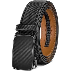 BULLIANT Men's Ratchet Belt Nontrimmable-Click Belt Adjustable for Men Gift Lightweight 1 3/8"