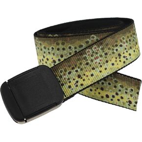 Thomas Bates Fish Pattern Metal Free Hiker Web Belts
