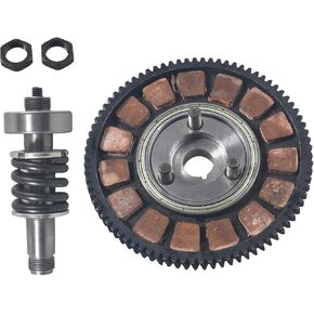 49cc 66cc 80cc 2-Stroke Bicycle Motorized Bicycle Complete Assembled Clutch Bevel Wheel Assembly with 15 pcs Pads Gas Motorized Engine Bike Kit