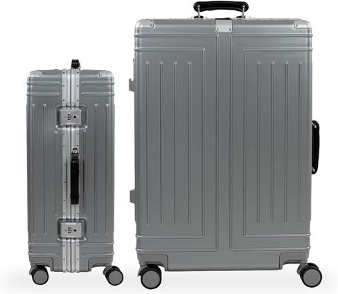 Luggage ABS hardshell TSA Lock Spinner Wheels Luggage Carry on Suitcase Set 2 Piece Luggage (Black) in Saudi Arabia
