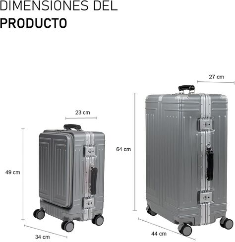 Luggage ABS hardshell TSA Lock Spinner Wheels Luggage Carry on Suitcase Set 2 Piece Luggage (Black) in Saudi Arabia