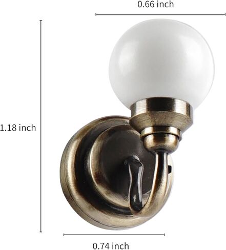 مجموعة شمعدان حائطي مصغر لبيت الدمى بمقياس 1:12 in Kuwait