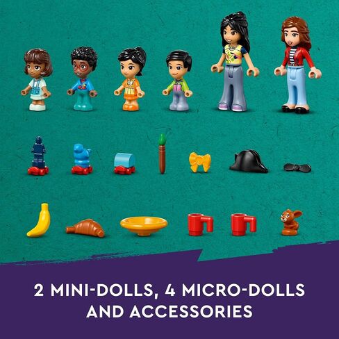 LEGO Friends Heartlake City Preschool Classroom Toy for Kids, Creative Pretend Play for Girls and Boys Ages 4 Years Old and Up, Comes with 2 Mini Dolls and 4 Micro Dolls, 42636 in Saudi Arabia