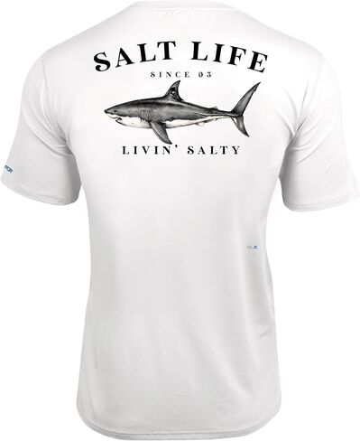 Salt Life Men's Jaws of Steel Short Sleeve Performance Fit Shirt in Saudi Arabia