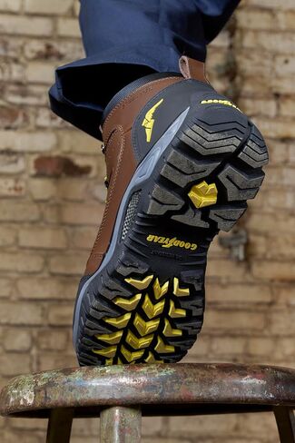 حذاء Goodyear Barrett الرجالي - حذاء عمل بمقدمة فولاذية للرجال مع راحة وحماية قوية in Saudi Arabia