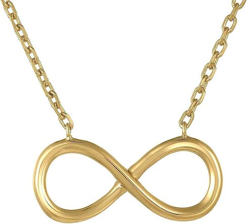 Infinity Necklace for women in 18K Gold Plated or 925 Sterling Silver Plated Rhodium I Trendy Figure Eight Infinity Heart necklace for teen girl I Love Friendship Jewelry I Statement Layered Necklaces I The Summer I Turned Pretty Infinity Necklace in Saudi Arabia