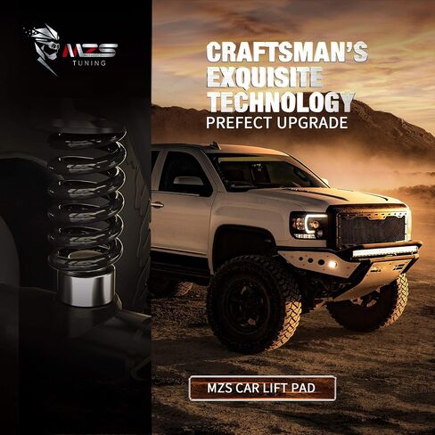 طقم تسوية MZS مقاس 1.5 بوصة فواصل زنبركية لملف الرفع الخلفي متوافقة مع 2000-2020 Yukon 1500 6-Lug | 2002-2009 TrailBlazer | 2002-2018 Envoy | 2002-2014 Escalade | 2003-2010 H2 2WD 4WD in Saudi Arabia