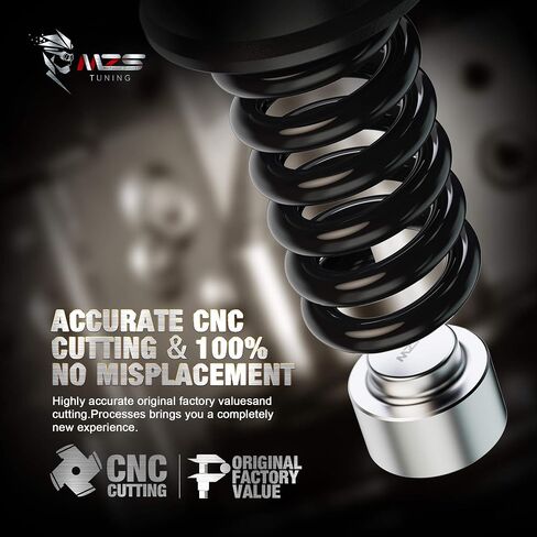 طقم تسوية MZS مقاس 1.5 بوصة فواصل زنبركية لملف الرفع الخلفي متوافقة مع 2000-2020 Yukon 1500 6-Lug | 2002-2009 TrailBlazer | 2002-2018 Envoy | 2002-2014 Escalade | 2003-2010 H2 2WD 4WD in Saudi Arabia