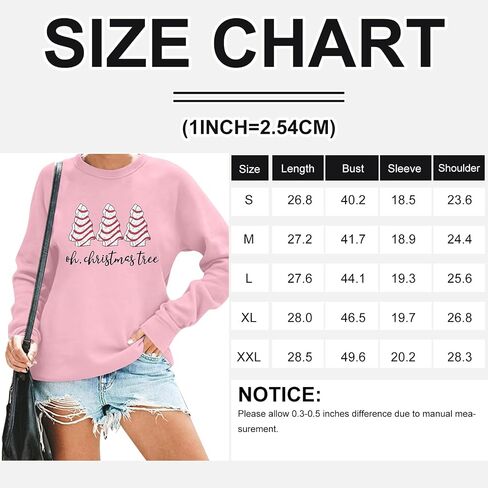 BANGELY Christmas Sweatshirt Women Christmas Tree Cake Graphic Sweater Shirts Xmas Holiday Pullover Cute Long Sleeve Tops in Saudi Arabia