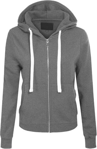 MixMatchy Women's Cute Hoodies Teen Girl 2024 Fall Jacket Sweatshirts Casual Drawstring Zip Up Y2K Hoodie with Pocket in Kuwait