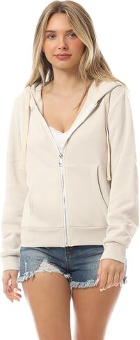 MixMatchy Women's Cute Hoodies Teen Girl 2024 Fall Jacket Sweatshirts Casual Drawstring Zip Up Y2K Hoodie with Pocket in Kuwait