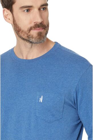 johnnie-O Heathered Brennan Long Sleeve T-Shirt in Kuwait