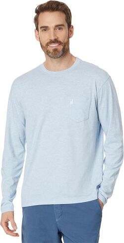 johnnie-O Heathered Brennan Long Sleeve T-Shirt in Kuwait