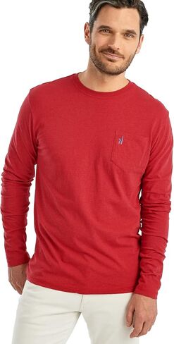 johnnie-O Heathered Brennan Long Sleeve T-Shirt in Kuwait