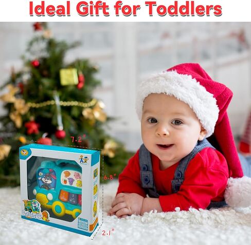 Baby Piano Toy 18 Months Light Up Music Baby Toys for Toddlers Early Learning Educational Piano Keyboard Infant Toys Baby Girl Boy Gifts (Car) in Saudi Arabia