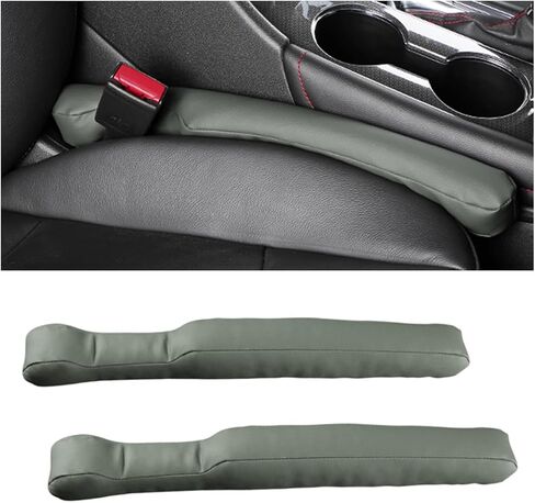 AICEL Car Seat Gaps Filler, 2 Pack Microfiber Leather Seat Crevice Plug Blockers, Stop Things from Dropping, Organizer Fill The Gap Between Seat and Console, Universal for Car SUV Truck (Brown) in Saudi Arabia