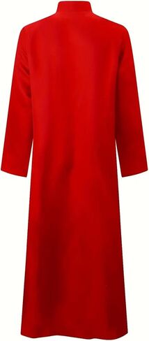 Men's Clergy Robes Cassock Robe Church Priest Costume Standing Collar Liturgical Vestments in Saudi Arabia