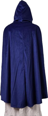 Renaissance Hooded Cloak Medieval Renaissance Faire Outfits Halloween Costume Wizard Witch Cape Adult in Saudi Arabia