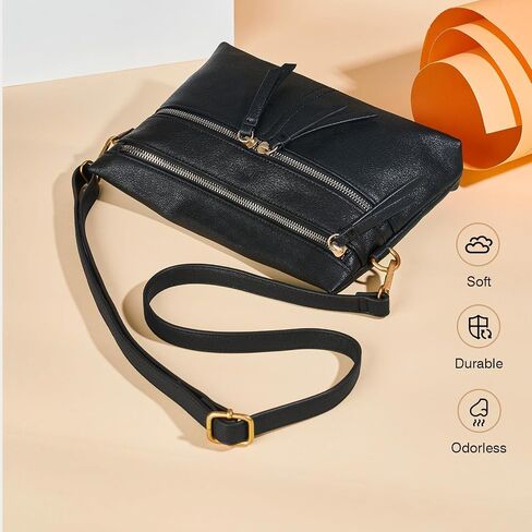 Marvolia Crossbody Bags for Women Crossbody Purse Soft Leather Shoulder Handbags with Adjustable Strap in Saudi Arabia