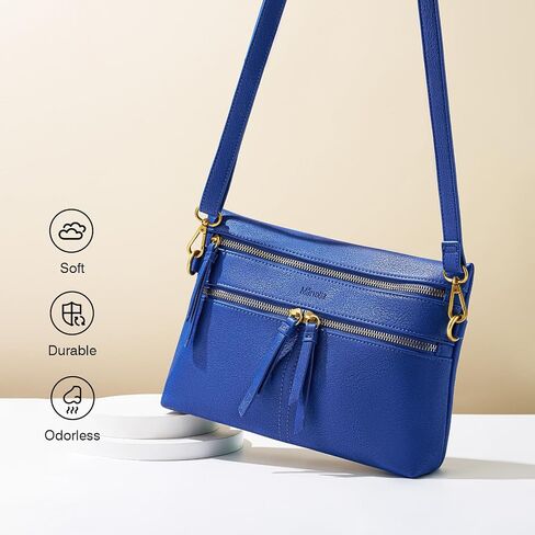 Marvolia Crossbody Bags for Women Crossbody Purse Soft Leather Shoulder Handbags with Adjustable Strap in Saudi Arabia