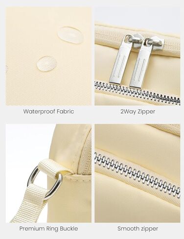 محفظة سفر صغيرة من Mum's Memory محفظة نسائية طويلة تمر بالجسم بحزام طويل للنساء مع حقيبة يد من النايلون المقاوم للماء in Kuwait