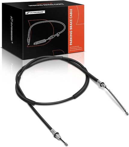 A-Premium Rear Passenger Side Parking Brake Cable Assembly Compatible with Ford and Mazda Models: Ranger 1993-2002, B2300, B2500, B3000, B4000 - Replace# 1F2144410A, 1L5Z2A635DC in Saudi Arabia