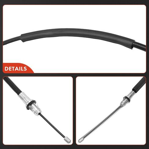 A-Premium Rear Passenger Side Parking Brake Cable Assembly Compatible with Ford and Mazda Models: Ranger 1993-2002, B2300, B2500, B3000, B4000 - Replace# 1F2144410A, 1L5Z2A635DC in Saudi Arabia