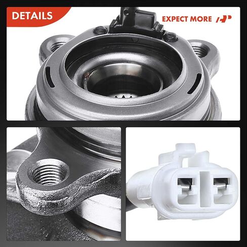 A-Premium 2 × محمل العجلات الخلفية ومجموعة المحور مع ABS و5 عروات متوافقة مع سوزوكي SX4 2007-2013، الدفع الرباعي فقط in Saudi Arabia