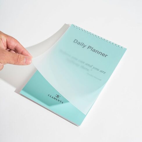 Daily Planner, To Do List Notepad, Spiral Notebook, Undated-52 Sheets-6.5" x 9.8" Checklist, Notebooks for Work, Personal Organizer Notepad, Daily Task Notebook (Blue) in Saudi Arabia