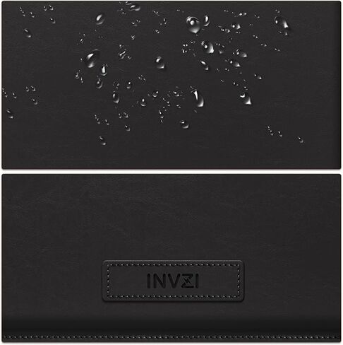 INVZI MacBook Sleeve, Vegan Leather Bag Compatible with 15"/16" MacBook Pro M3/M2/M1/Max 2024-2019, Compact Design with Invisible Stand (Blue) in Saudi Arabia