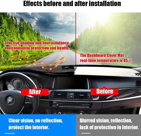 Rifoda Dash Board Cover Fit for Chevy Chevrolet Trax 2017 2018 2019 2020 2021 Dashboard Cover Mat Non-Slip Pad Carpet Sunshield Protector (Black Edge) in Kuwait