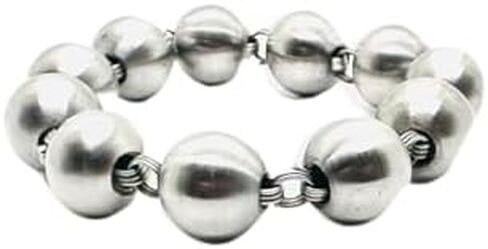 Big Simran Manke Beads Punjabi Kada Sikh Kada Made Of Sarbloh | Sarb Loh | Men Kada | Tarsem Jassar Style | Mossewala style Kada Sikh Accessory Sikh Bracelet Heavy Kada Big Kara Karha in Saudi Arabia