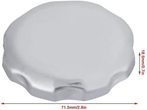(عبوة من 2) غطاء خزان الغاز باب حشو الوقود غطاء خزان الغاز من سبائك الكروم لمحركات Honda GX160 GX200 GX240 GX270 GX340 GX390 in Saudi Arabia