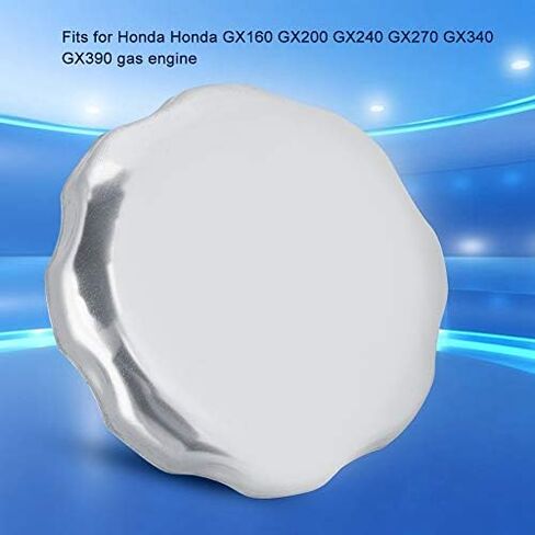 (عبوة من 2) غطاء خزان الغاز باب حشو الوقود غطاء خزان الغاز من سبائك الكروم لمحركات Honda GX160 GX200 GX240 GX270 GX340 GX390 in Saudi Arabia