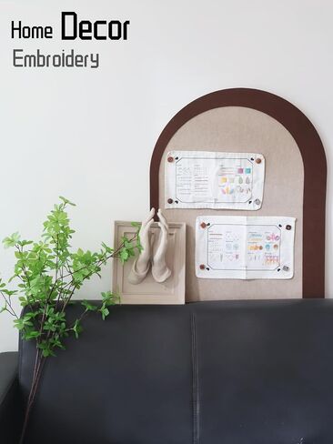 TenDawn Beginner Embroidery Stitch Book with Fabric Pages, 30 Hand Embroidery Stitches for Adults, DIY Sewing Kit with Floral Motifs, Starter Practice Patterns, Gift for Craft Lovers in Saudi Arabia