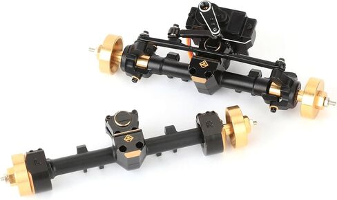 SCX24 Axles + 6 MM Extended Axles with 5g Servo Brass Counterweight Hex for Axial SCX24 Upgrade Parts 1/24 RC Crawler in Saudi Arabia