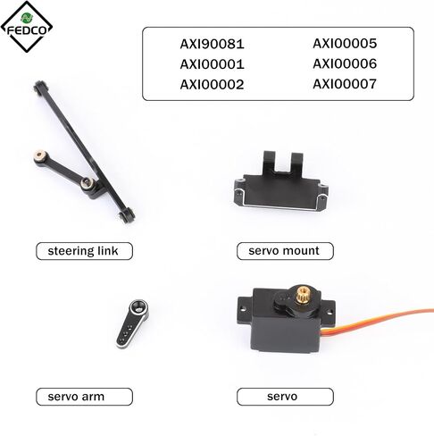 SCX24 Axles + 6 MM Extended Axles with 5g Servo Brass Counterweight Hex for Axial SCX24 Upgrade Parts 1/24 RC Crawler in Saudi Arabia