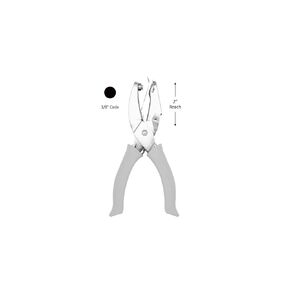 Bira Craft Extra Length 2 inch Reach Hand Punch Craft Punch for Paper Crafting Scrapbooking (1/8" Circle)