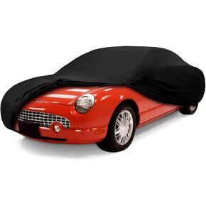 Car Cover Indoor Compatible with Ford Thunderbird 2002-2005,Stretch Satin Dust-Proof Protection Ultimate Custom Full Car Cover for Underground Garage, Car Show