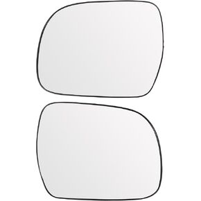 X AUTOHAUX 1 Pair Car Left Right Side Rearview Heated Mirror Glass with Backing Plate for Lexus RX300 RX330 RX350 RX400H 2004-2009 No.8790148040/8790648050