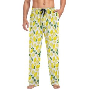 Aflyko Men's Pajama Pants with Pockets Loose Lounge Sleepwear Long Pjs Bottoms in Kuwait