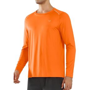 NORTHYARD Men's Athletic Workout Running Shirts Long Sleeve Lightweight Moisture Wicking Gym Sports Tee Tops
