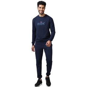 VIROH Polycotton Fashion Men's Tracksuits 2 Piece Casual Athletic Jogging Outfits Short/Long Sleeve Track Suits for Men Set