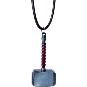 Thor's Hammer Rearview Mirror Charm - Intricate Mjollnir Design, Durable Metal Build, Ideal for Thor Enthusiasts, Norse Mythology Inspired Car Decor, for Thor and Viking Fans