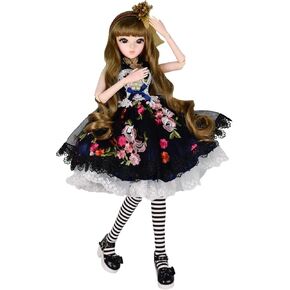 Proudoll 1/3 BJD Doll 60cm - 24" Princess Maud SD Ball Jointed Dolls, Customized Doll Body with Clothes Outfit Set