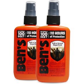 Ben's 100 Tick & Insect Repellent 1.25 Fl Oz. Pump Spray (4 Pack)