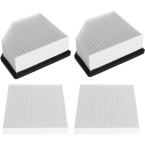 Engine and Cabin Air Filter Set Compatible with Nissan Rogue 2021-2023 OE# 16546-6RA0A 27277-6RC0A