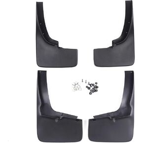 MP&PV Mud Flaps Compatible with Ford Ranger 2019 2020 2021 2022 2023, Automotive Parts Front & Rear Wheel Splash Guards 4 PCS Set