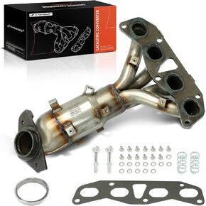 A-Premium Rear Catalytic Converter Kit Direct-Fit Compatible with Nissan Altima 2002 2003 2004 2005 2006 2.5L, EPA Compliant