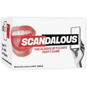 OFF TOPIC Scandalous Card Game for Adults - The Always Up-to-Date Adult Party Game - Hilarious Adult Game with Content Updated Weekly for Never-Ending Laughs